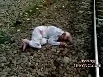Elderly Man in Pajamas Killed by Wandering onto the Train Tracks