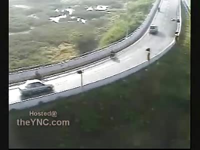 Second Accident in One Minute Ruins Bike Rider