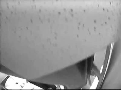 Complete Idiot falls through Roof onto Girls doing their Homwwork