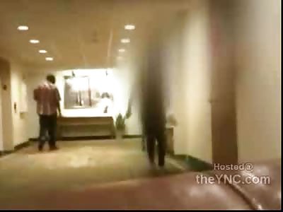 Thug Black Dude Beats the Shit out of his Girl in Front of Wimps that Tape it