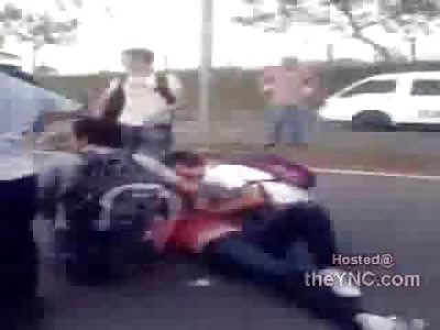 DAMN: Bloody Crash Leaves People Sprawled 