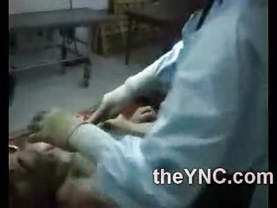 How Bizarre..Class Trip to the Morgue they watch an Old Man get Skinned and Filleted to a Bizarre Cover of Simon and Garfunkel