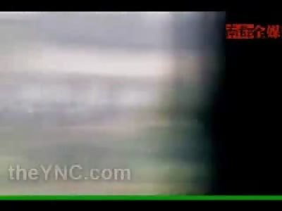 Enraged 58 Year Old Chinese Man Sets Himself on Fire Protesting the Demolition of His Barn