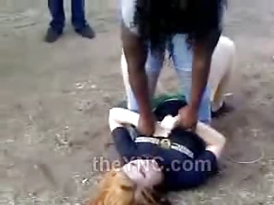 Entertaining and Quite Brutal Gladiator type Girl Fight gets Bloody at the End (6 Minutes Long)