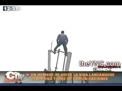 Raving Lunatic Pumps Himself Up and Falls to his Death from Construction Tower