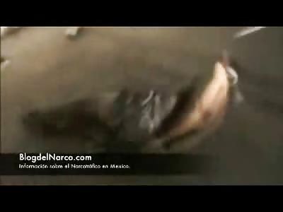 Mexican Drug Cartel Members Brutally Beat Man with a Bat and Cut the Body up with an Axe