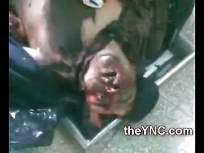 Raw Morgue Footage of 20 Dead after Bus Crash, Followed by News Report