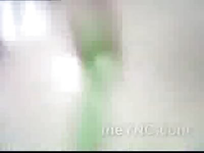 Teacher tries to Calm Students During Gunfight outside of Classroom