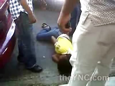 Accident Young Couple Pretty Messed up