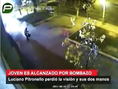 Worlds Worst Arsonist just...cant...let.....GO of his Bomb