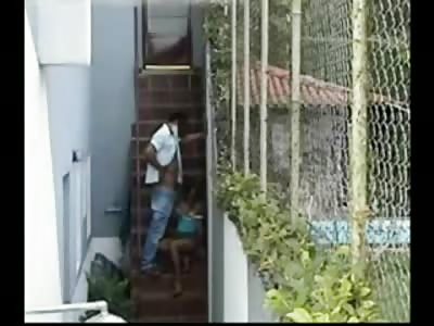 Public Sex ... Couple Can't Wait to Get Inside 