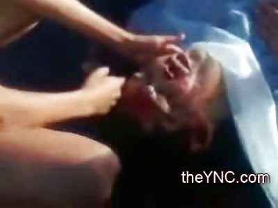 Teen Girl and Others Comfort Dying Female on the Street