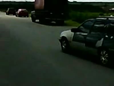 Broken Legs and Scrambled out on the Road