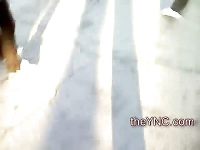 Brutal Kick to the Face KO comes out of Nowhere