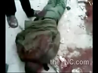 Murder of Libyan Loyalists ... Brutally Shot and Killed with Machete