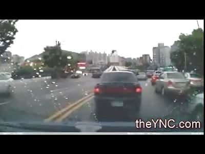 Kid falls out of Car in the Middle of the Street 