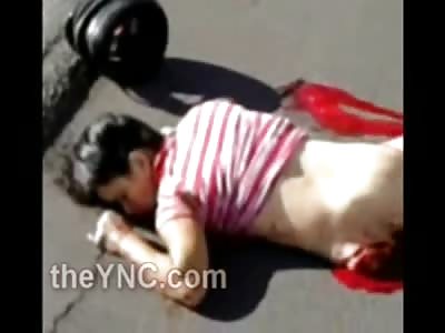 Strange.....Gruesome Accident Rips One Leg off of 2 Different Bikers Involved in Fatal Accident