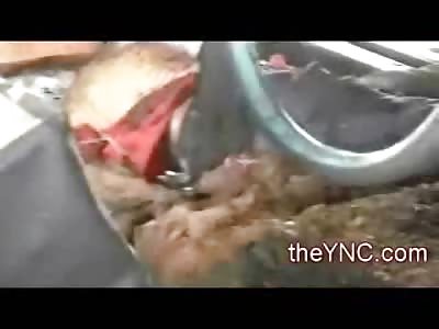 Gruesome: Man Dismembered by Buzzsaw at Horrific Work Accident (Watch Full Video)