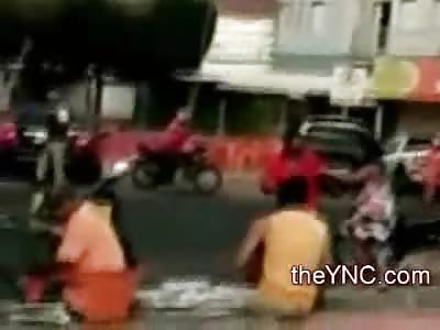 Frell Fallin..Man takes Backward High Dive off of Building to his Death on a Sunny Afternoon