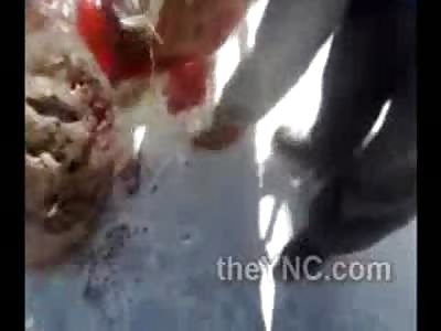 WOW: Man Blown up in a Tank Struggles to Live ... Gasping for Air