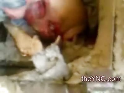 Man in Pink Speed-O winded up in Gruesome Construction Accident (Watch Full Video)