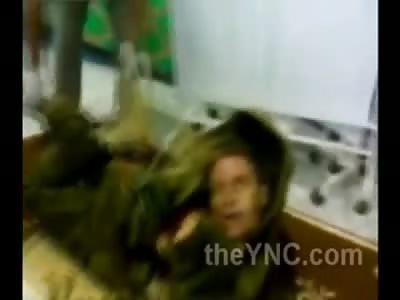 Bizarre Frozen Man found inside of Freezer