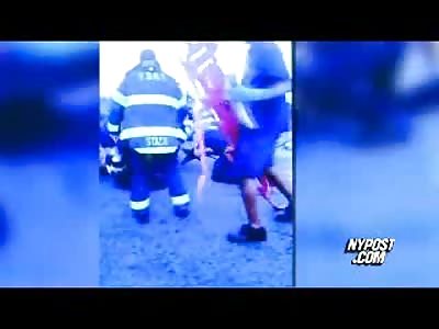 Police Drop Car on Man while trying to Save Him (Fatal)