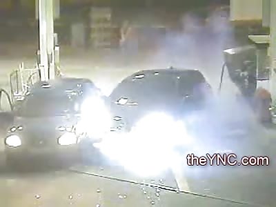 Gas Station Attendant gets a SHOCK while Waiting for Customer