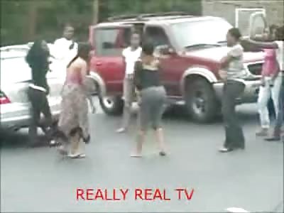 Female gets her Ass Dragged and her Pantirs come off with It