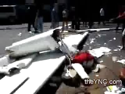 Pilot of Aircraft Dead in the Street? Its not a Landing Strip