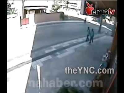 Man in Turkey Annihilated by Speeding Car