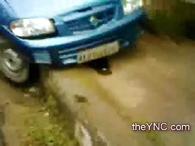 This Man didnt Make it out on Time, Police show up with Hose way too Late