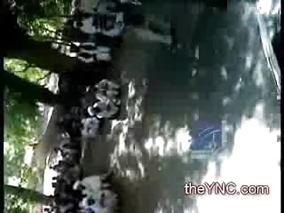 Man Praying to Allah gets Executed in Front of Crowd by Reluctant Executioner