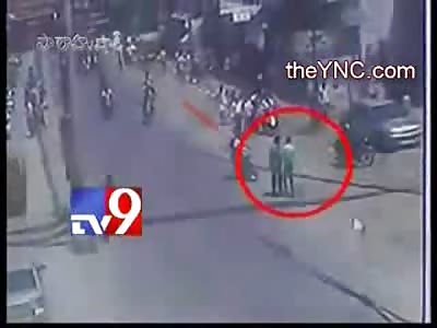 Man Beaten to Death with Large Rock in the Middle of the Street