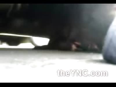 People Rush to Rescue the Man Dying under the Semi Truck