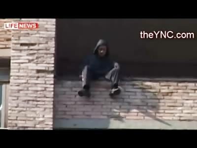 16 Year Old Boy calls Radio Station then Jumps to his Death Hitting Car on the Way Down