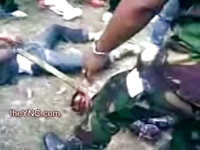 Man Pulled out of Bus is Skewered by a Piece of the Bus