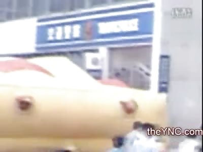 Attention Seeker Jumps from Building into Nice Fluffy Pillow