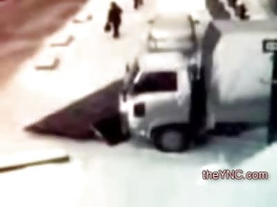 Grandma in Black gets Run Over by the Strangest Thing...