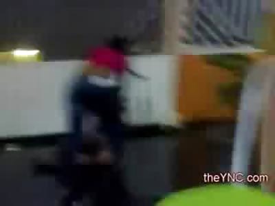 Mean Girl it Tight Jeans goes into Attack Mode on Helpless Female