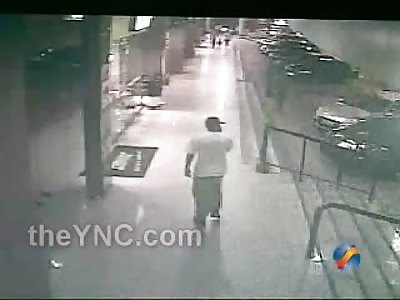 Man Shot outside of a Bank Fighting for his Life 