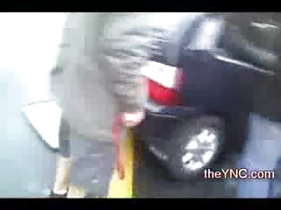 Creepy Video of Wide Eyed Dead Kid after Fatal Rear End of Truck on the Highway