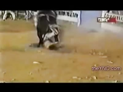 Cowboy gets the Worst Death by Trampling Ive Ever Seen