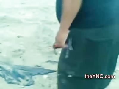 Man has Guts Pulled out and left on the Road