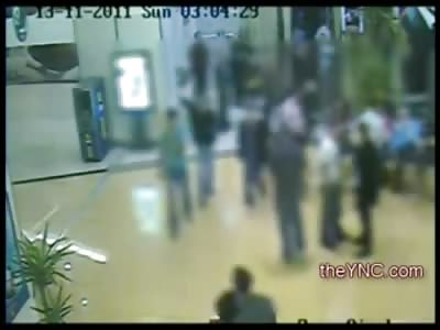 Man Systematically Eliminated by Wrecking Crew in a Shopping Mall