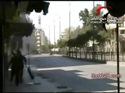 Man Running for his Life Killed by Sniper Shot to the Neck