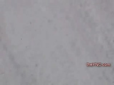 Drifting Spectator Bumped into Oblivion and Turned into Superman (Watch Slow Motion)