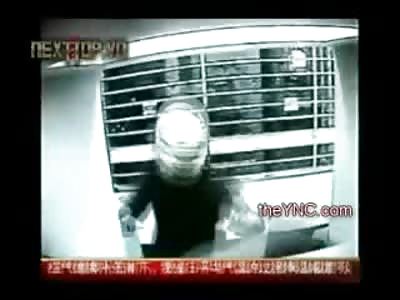 Maniac Brutally Smashes Male and Female Victims with a Brick in Robbery at ATM