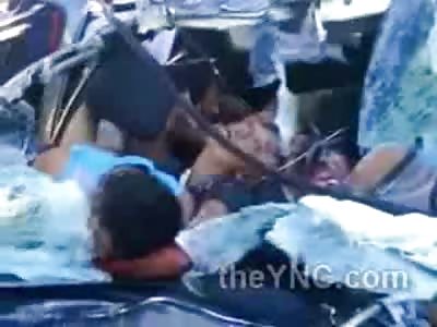 Family Sardines After Crushing Accident   