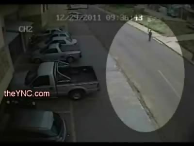 Man Contemplates Suicide and ends it by jujping in front of a Truck